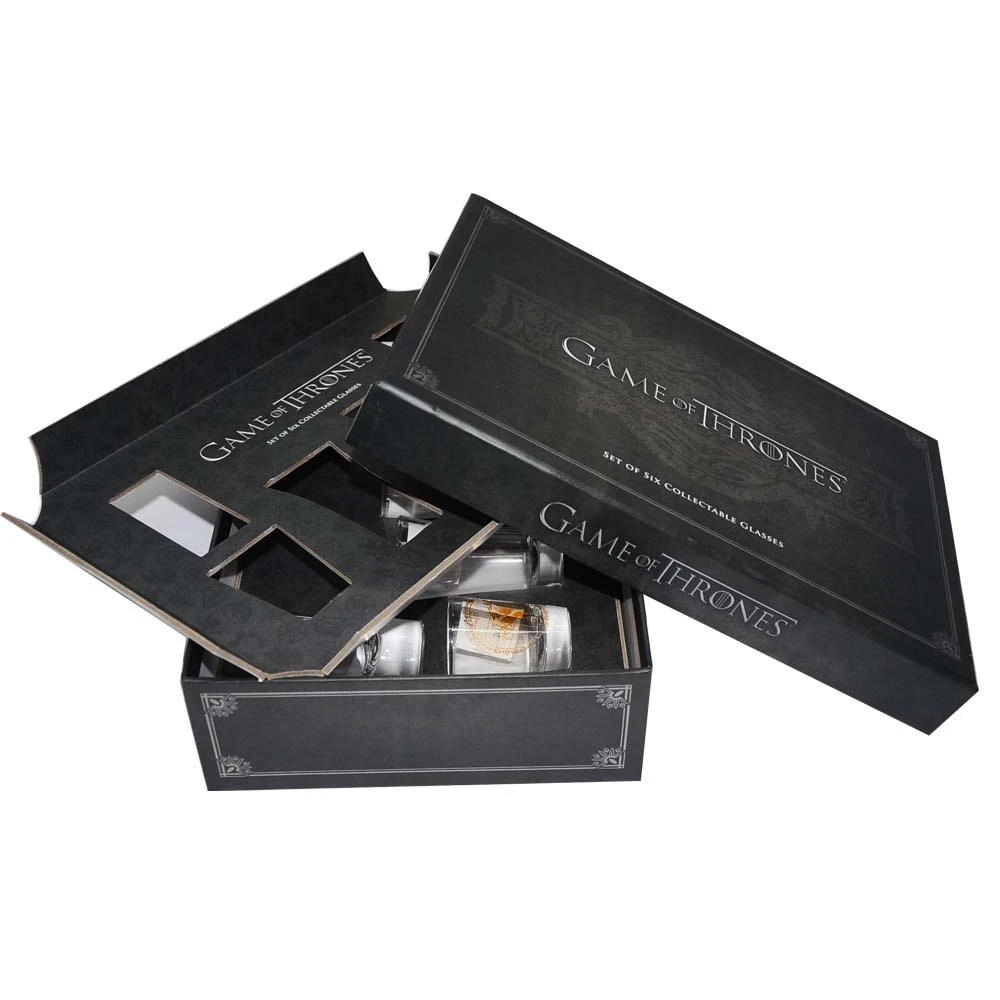 Kundenspezifische schwarze zusammenklappbare Pappspiel-Kosmetik kleidet Kasten-magnetische Geschenkbox-Weihnachtsgeschenkbox