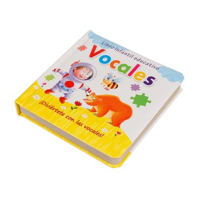 Kinderstudien-Buch-kundenspezifisches Brett Soem des Zoll-8X8 mit dauerhaftem verbindlichem farbenreichem Drucken